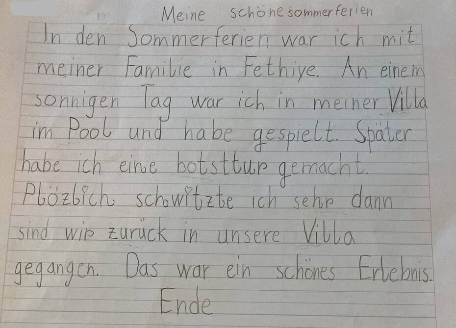 Fertiggestellte Berichte zum Vorlesen. Aufnahme Catherine Camenzind 